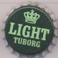 Beer cap Nr.3809: Tuborg Light produced by Tuborg Breweries Ltd/Hellerup