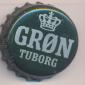 Beer cap Nr.5064: Gron Tuborg produced by Tuborg Breweries Ltd/Hellerup