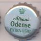 Beer cap Nr.5078: Odense Extra Light produced by Albani Bryggerirne/Odense