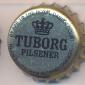 Beer cap Nr.9847: Tuborg Pilsener produced by Tuborg Breweries Ltd/Hellerup