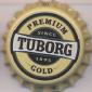 Beer cap Nr.12205: Tuborg Premium Gold produced by Tuborg Breweries Ltd/Hellerup