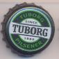 Beer cap Nr.12855: Tuborg Pilsener produced by Tuborg Breweries Ltd/Hellerup