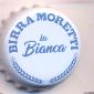 Beer cap Nr.25629: Birra Moretti La Bianca produced by Birra Moretti/Udine