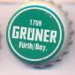 Beer cap Nr.26422: Grüner Bier produced by Brauerei Grüner/Fürth