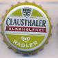 Beer cap Nr.27123: Clausthaler Radler produced by Binding Brauerei/Frankfurt/M.