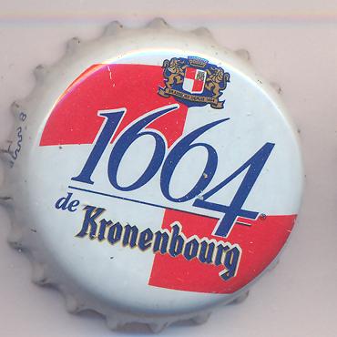 Beer cap Nr.251: 1664 de Kronenbourg produced by Kronenbourg/Strasbourg