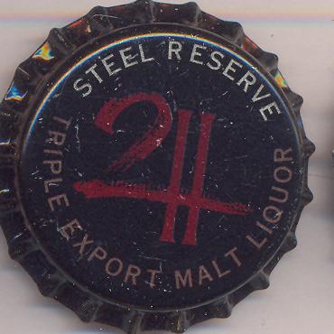 Beer cap Nr.634: Triple Export Malt Liquer Steel Reserve produced by Steel Brewing Company/Milwaukee