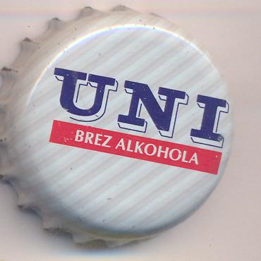 Beer cap Nr.661: Uni Brez Alkohola produced by Union/Ljubljana