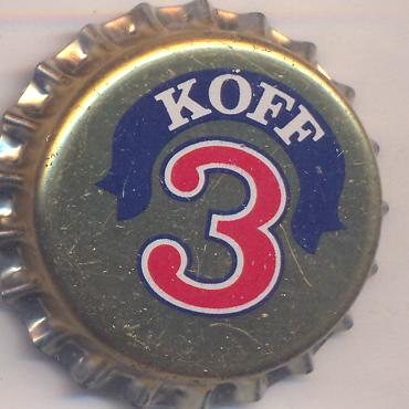 Beer cap Nr.675: Koff 3 produced by Oy Sinebrychoff Ab/Helsinki