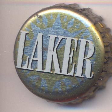 Beer cap Nr.874: Laker Beer produced by Brick Brewing Co/St. Catharines