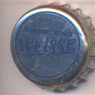 Beer cap Nr.982: Weisse produced by Berliner Kindl Brauerei AG/Berlin