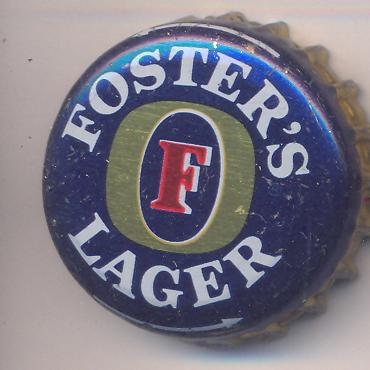 Beer cap Nr.1004: Fosters Lager produced by Foster's Brewing Group/South Yarra