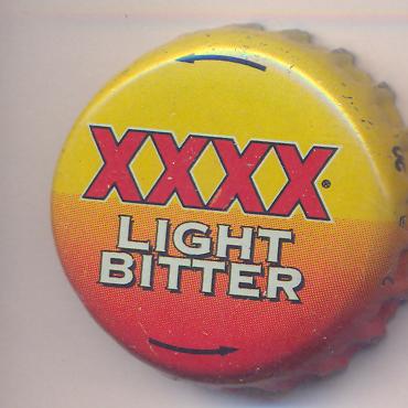 Beer cap Nr.1011: XXXX Bitter Light produced by Castlemaine Perkins Ltd/Brisbane