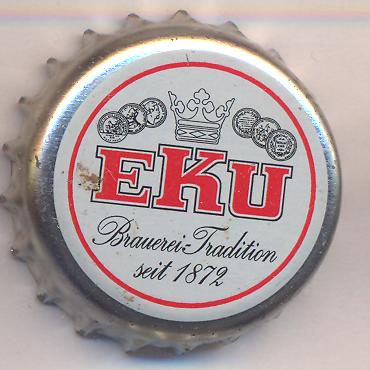 Beer cap Nr.1036: EKU produced by Erste Kulmbacher Actienbrauerei AG/Kulmbach