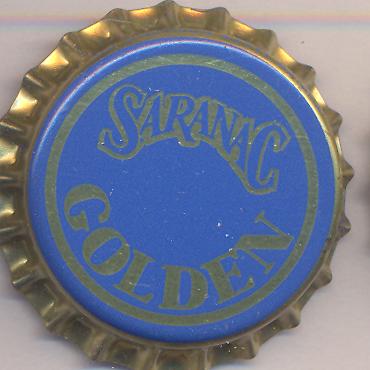 Beer cap Nr.1091: Saranac Golden produced by The FX Matt Brewing Co/Utica