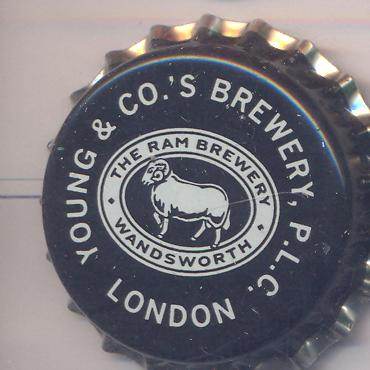 Beer cap Nr.1126: Young's Rod Strong Ale produced by Young & Co's Brewery/London