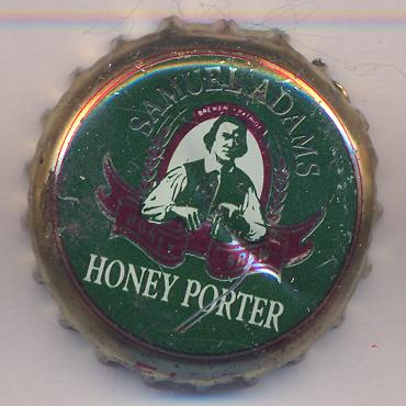 Beer cap Nr.1218: Samuel Adams Honey Porter produced by Boston Brewing Co/Boston