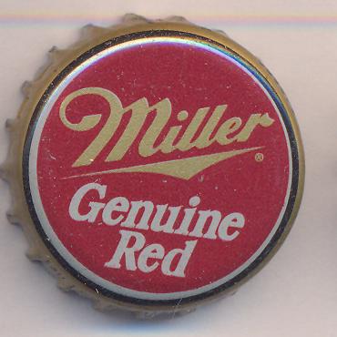 Beer cap Nr.1231: Miller Genuine Red produced by Miller Brewing Co/Milwaukee