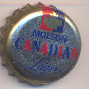 Beer cap Nr.1233: Canadian Lager produced by Molson Brewing/Ontario