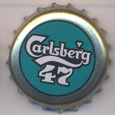 Beer cap Nr.1255: Carlsberg 47 produced by Carlsberg/Koppenhagen