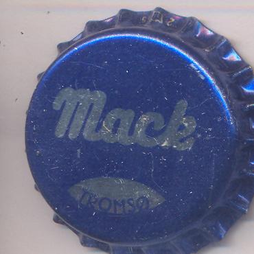 Beer cap Nr.1334: Pilsener produced by Mack's Olbriggery/Tromso