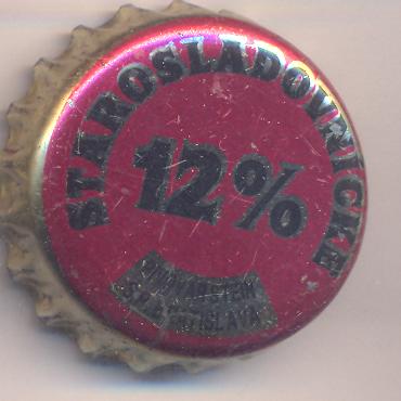 Beer cap Nr.1375: Starosladovnicke 12% produced by Pivovar Stein/Bratislava