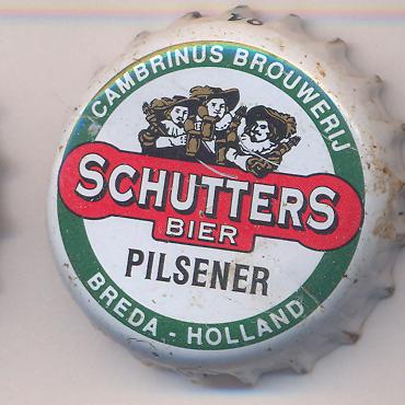 Beer cap Nr.1448: Schutters Bier produced by Cambrinus Brouwerij/Breda