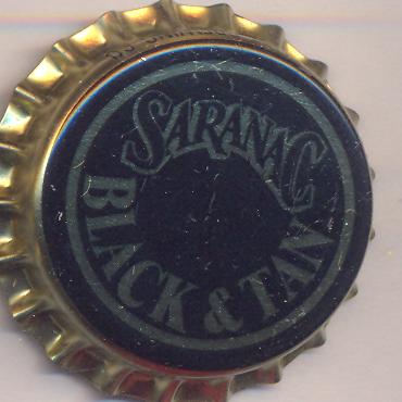 Beer cap Nr.1488: Saranac Black&Tan produced by The FX Matt Brewing Co/Utica