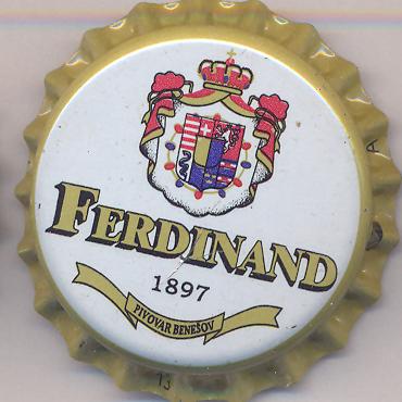 Beer cap Nr.1552: Ferdinand produced by Pivovar Benesov/Benesov u Prahy