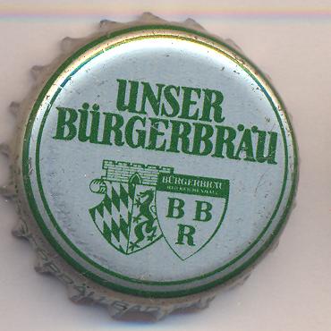 Beer cap Nr.1640: Bürgerbräu produced by Bürgerbräu Bad Reichenhall/Bad Reichenhall