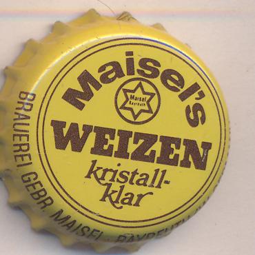 Beer cap Nr.1646: Maisel's Weisse Kristallklar produced by Maisel/Bayreuth