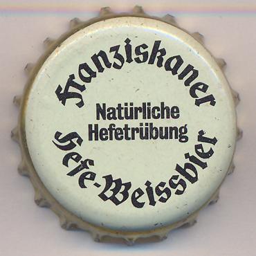 Beer cap Nr.1658: Franziskaner Hefe-Weissbier produced by Spaten-Franziskaner-Bräu/München