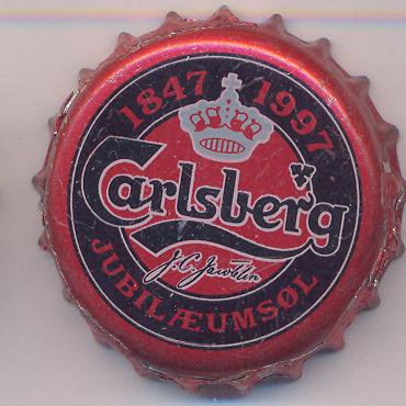 Beer cap Nr.1728: Jubiläumsöl Export produced by Carlsberg/Koppenhagen