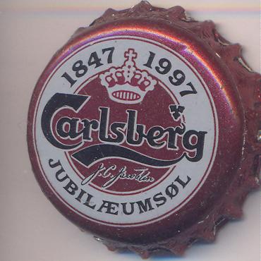 Beer cap Nr.1729: Jubiläumsöl Stout produced by Carlsberg/Koppenhagen