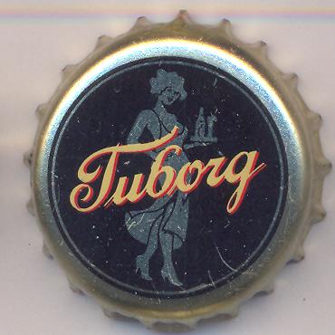 Beer cap Nr.1749: Tuborg Gold produced by Tuborg Breweries Ltd/Hellerup