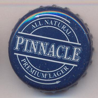 Beer cap Nr.1764: Pinnacle Premium Lager produced by Pacific Western Brewing Co/Burnaby