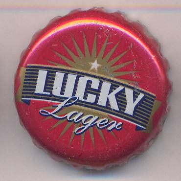 Beer cap Nr.2145: Lucky Lager produced by Labatt Brewing/Ontario