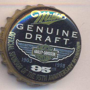 Beer cap Nr.2215: Miller Genuine Draft produced by Miller Brewing Co/Milwaukee