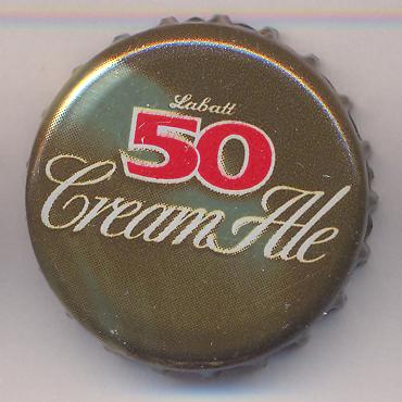 Beer cap Nr.2277: Labatt 50 Cream Ale produced by Labatt Brewing/Ontario