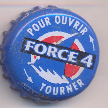 Beer cap Nr.2416: Force 4 produced by Kronenbourg/Strasbourg