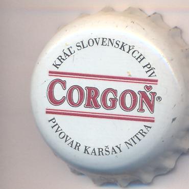 Beer cap Nr.2686: Corgon produced by Pivovar Karsay/Nitra