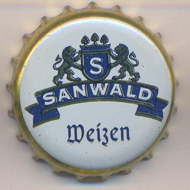 Beer cap Nr.2865: Sanwald Kristallweizen produced by Dinkelacker/Stuttgart