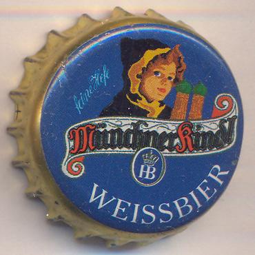 Beer cap Nr.2904: Weissbier produced by Hofbräu München/München