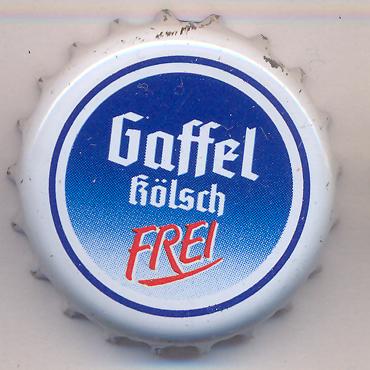 Beer cap Nr.2935: Gaffel Kölsch Frei produced by Privatbrauerei Gaffel Becker & Co./Köln