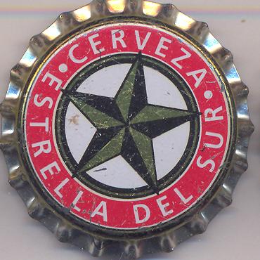 Beer cap Nr.3107: Estrella del Sur produced by Cervezas Damm/Barcelona