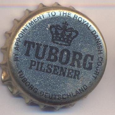 Beer cap Nr.3141: Tuborg Pilsener produced by Tuborg Breweries Ltd/Hellerup