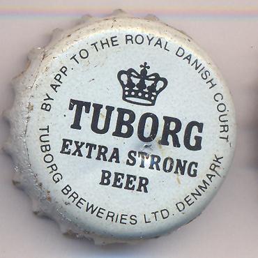 Beer cap Nr.3142: Tuborg Extra Stron Beer produced by Tuborg Breweries Ltd/Hellerup