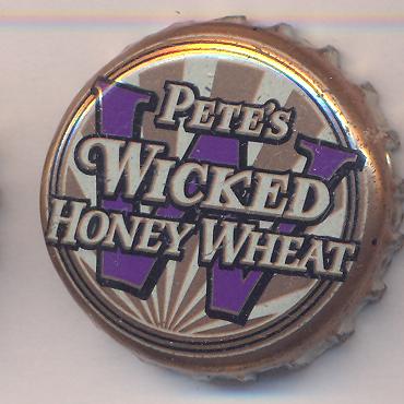 Beer cap Nr.3344: Pete's Wicked Honey Wheat produced by Pete's Brewing Co/Palo Alto