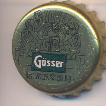 Beer cap Nr.3371: Gösser Märzen produced by Brauerei Göss/Göss