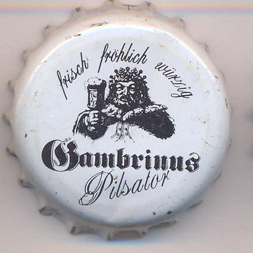 Beer cap Nr.3405: Gambrinus Pilsener produced by VEB Germania-Brauerei Oschersleben/Oschersleben